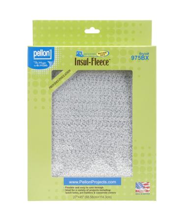 Pellon 975BX Polyester Insul-Fleece, 27" x 45", White