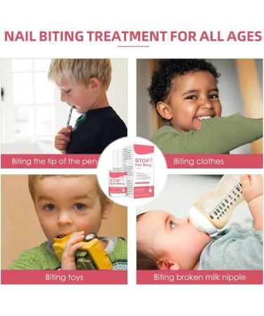 Stop Biting Your Nails Anti Nail Biting Nail Polish Clear Nail Varnish Thumb Sucking Stop Safe & Effective Bitter Taste Nail Biting Treat-ment For Adults& Hildren Fast And Easy Application 15ml - Buy Online on SooperMarket.com