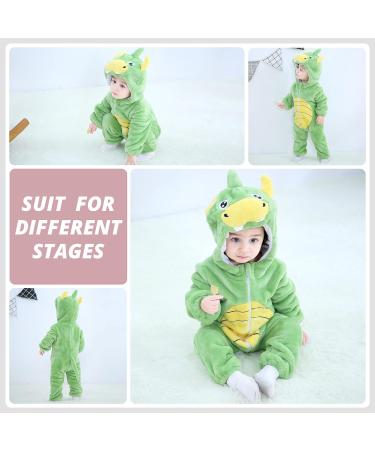 COOKY.D Unisex Winter Animal Hooded Baby Romper 18-24 Months - Green - Buy Online on SooperMarket.com