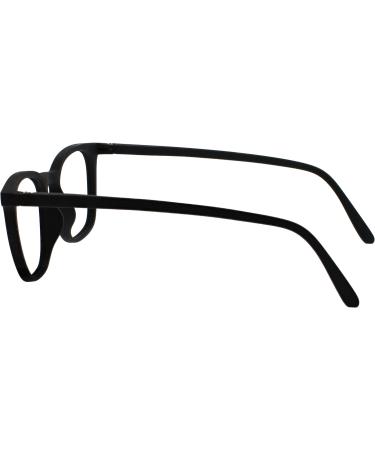Opulize Bex Fern Glasses - Large Designer Frame Scratch-Resistant Black Men's Eyewear M64-1 -2.50 Diopters - Buy Online on SooperMarket.com