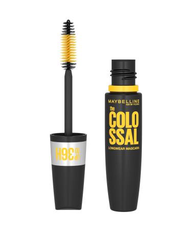 Maybelline Volum' Express Colossal Waterproof Mascara Makeup Very Black 1 Count