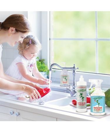 Rebel Green Dish Soap Pink Lilac - 16 oz | Eco-Friendly & Effective Cleansing - Buy Online on SooperMarket.com
