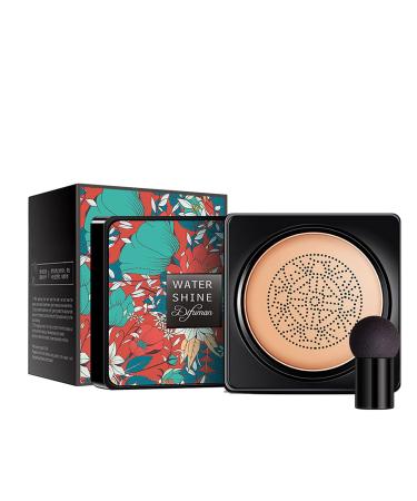 YUECI BB cream CC cream mushroom head air cushion flawless air cushion primer mushroom head air cushion CC Cream Foundation Cover Concealer even skin tone-up-up make-up cosmetic tools