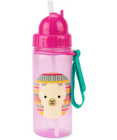 Skip Hop Toddler Sippy Cup with Straw  Zoo Straw Bottle 13 oz  Llama