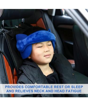 Adjustable Baby Headrest Sleep Aid Belt for Child Safety Seat - Soft & Comfortable Blue | TIANNAIT - Buy Online on SooperMarket.com
