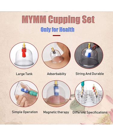 Cupping Therapy Set 32 Therapy Cups Cupping Set with Pump Professional Chinese Acupoint Cupping Therapy Sets Hijama for Cupping Massage Muscle & Joints - Buy Online on SooperMarket.com