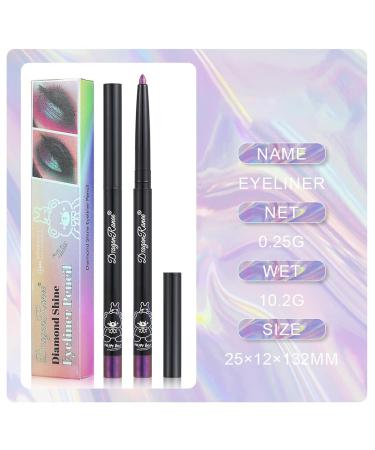 Buy Glitter Eyeshadow Sticks - 4pcs Waterproof Cream Eyeshadow Pencil | Long Lasting Shimmer & High Pigmented Eye Brightener | Multiuse Makeup Stick #052 - Buy Online on SooperMarket.com