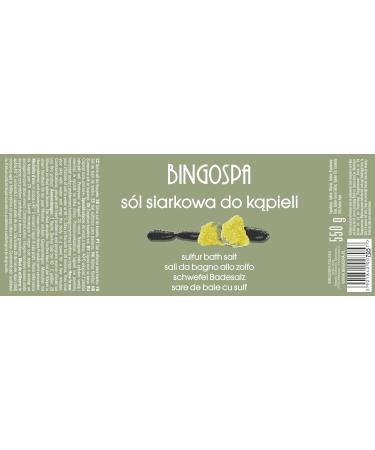 BINGOSPA Sulphur Salt for Skin Inflammation & Callus - 550g | Natural Healing & Soothing Treatment - Buy Online on SooperMarket.com