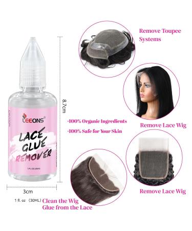 Buy 4 Bottles Invisible Lace Wig Glue Set - 2PCS Wig Glue & 2PCS Remover | International Shipping Available - Buy Online on SooperMarket.com