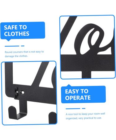 Cabilock 1 Set Hook up Over Door Clothes Hanger Rack Over Door Towel Hook Door Row Hook Storage Hat Hook - Buy Online on SooperMarket.com