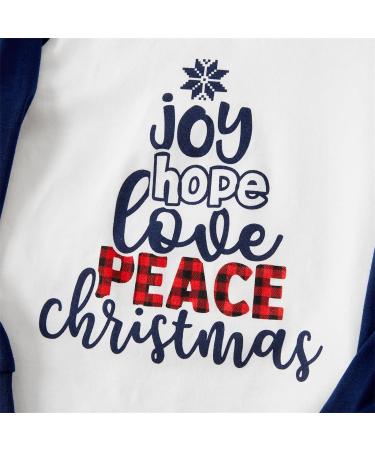 PatPat Family Matching Christmas Pajamas Set - Tree Snowflake & Letters Print, Blue, Baby 6-9 Months - Buy Online on SooperMarket.com