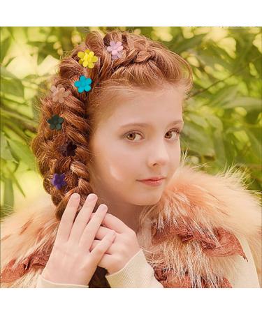 SuPoo 22pcs Mini Claw Clips Set - Flower & Square Hair Clips for Girls - Small Claw Clips for Thin & Thick Hair - Morandi Colors - Buy Online on SooperMarket.com