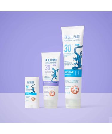 Blue Lizard Sensitive Face Mineral Sunscreen SPF 30+ with Hyaluronic Acid - Fragrance Free - 1.7 oz - Buy Online on SooperMarket.com