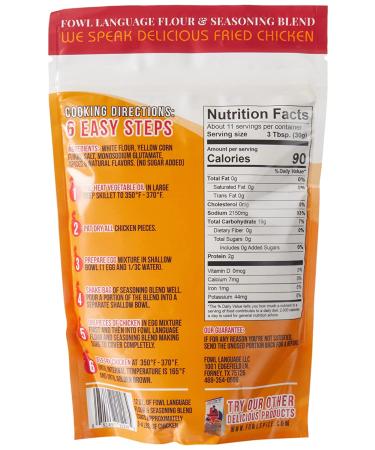 Golden Supreme Fried Chicken Batter Flour and Seasoning Mix - Fowl Language - Buy Online on SooperMarket.com