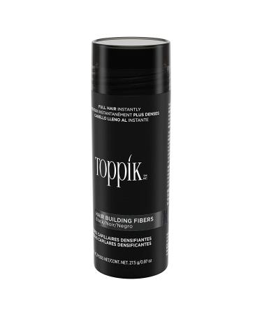 Toppik Hair Building Fibers Black - 0.97 oz (27.5 g) | Thicker, Fuller Hair - Buy Online on SooperMarket.com