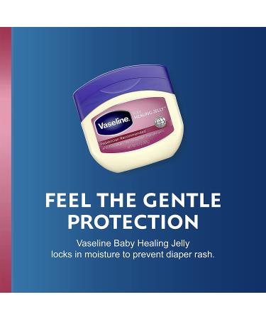 Vaseline Baby 100% Pure Petroleum Jelly - 2 Pack, 13 oz ea | Dermatologist Recommended, Hypoallergenic Skin Protectant for Diaper Rash & Chafed Skin - Buy Online on SooperMarket.com