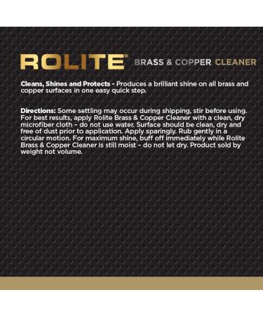 Rolite RBCC1 Brass & Copper Cleaner - Instant Tarnish Removal | 1 lb - Best International Shipping for Quality Care - Buy Online on SooperMarket.com