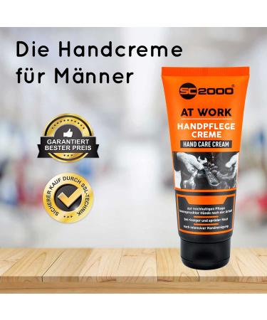 Men's Hand Cream for Very Dry & Cracked Hands | 100ml Hand Care for Craftsmen with Panthenol - Buy Online on SooperMarket.com