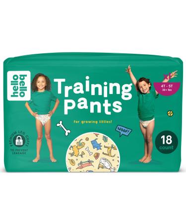 Hello Bello Training Pants - Li'l Barkers - 4T-5T/X-Large (18ct) - 1 Pack X-Large 1 Count (Pack of 18)