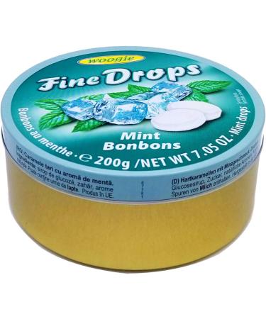 Woogie Fine Drops Hard Candy Tin - Lemon Mint and Wild Berries Flavours 200 g - Pack of 3 Fruit Candy Tin Cans - Buy Online on SooperMarket.com