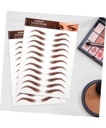 MUSISALY 5 Sheets Eyebrow Stickers Eyebrows Makeup Sticker Peel off Eyebrow Sticker Eyebrow Waterproof - Buy Online on SooperMarket.com