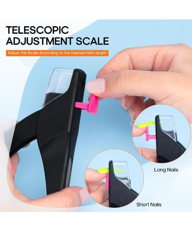 AORAEM Adjustable Nail Clippers & File - False Nail Cutter Tool for Extensions - Home DIY Black - Buy Online on SooperMarket.com