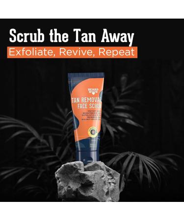 Beardhood Tan Removal Face Scrub - 3.5 oz | Effective Skin Brightening & Exfoliation for All Skin Types - Buy Internationally - Buy Online on SooperMarket.com