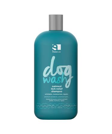 Dog Wash Oatmeal Itch-Relief Shampoo for Dogs Gentle Naturally Derived Cleansing Shampoo for Dogs with Dry Itchy Skin Heals Skin As It Cleans