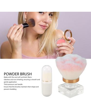 Transparent Handle Powder Brush Small Makeup Brush Lightweight Capsule Brush Portable for Blush - Buy Online on SooperMarket.com