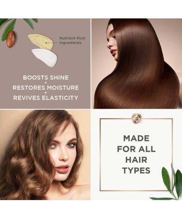Argan Magic Shine Boosting Shampoo & Conditioner Duo - 32 oz, Made in USA, Paraben & Cruelty Free - Buy Online on SooperMarket.com