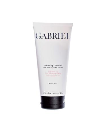 Gabriel Balancing Cleanser Natural Paraben Free Vegan Cruelty-free Non GMO Infused with white seaweed to cleanse and maintain skins natural PH Balance 6 oz.