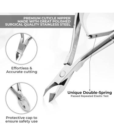 1st Deer Cuticle Cutter 3 pcs Cuticle Nipper Pusher and Fork Stainless Steel Nail Cuticle Scissors Clippers and Scraper Professional Manicure Pedicure Tool for Nail Art Spa 3 Pc Cuticle Set - Buy Online on SooperMarket.com