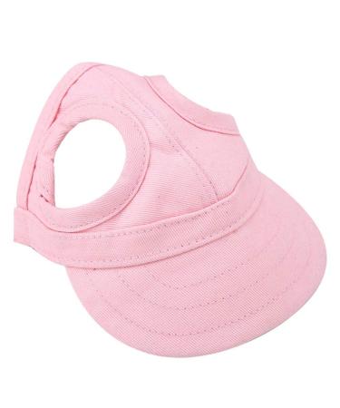 Pet outdoor cap pet baseball cap (Pet cap powder S)