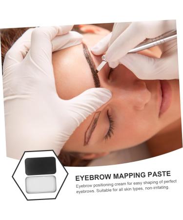 LALADEFIEE Women Makeup Tool Brow Mapping Paste for Women Eyebrow Mapping Cream Black 1 count (Pack of 1) Black - Buy Online on SooperMarket.com