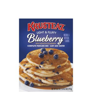 Krusteaz Light & Fluffy Complete Pancake Mix, Blueberry, 25.2 OZ (Pack of 2)