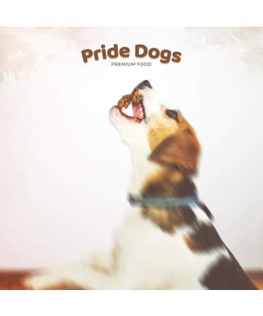 Premium Cattle Head Skin for Dogs - 100% German Beef 30cm 500g | Odor-Neutral Kausnack from Pridedogs - Buy Online on SooperMarket.com