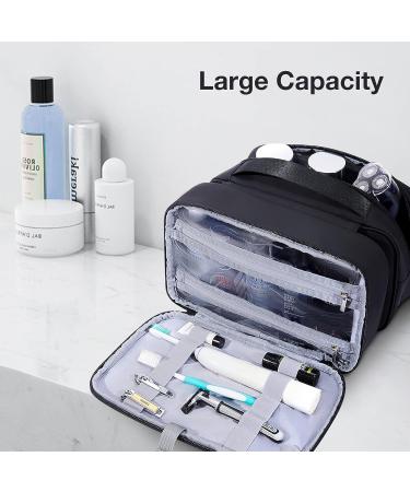 BAGSMART Men's Hanging Travel Toiletry Organizer Large Dopp Kit - Water Resistant Shaving Bag for Toiletries - Black - Buy Online on SooperMarket.com