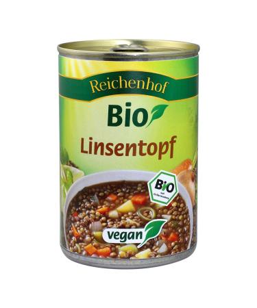 Reichenhof Bio-Pots 6er Box | Easy Vegan Lenspopf Chili Sin Carne & Goulash Soup Bundle (6 x 400g) - Organic Vegan Lentil Stew Included! - Buy Online on SooperMarket.com