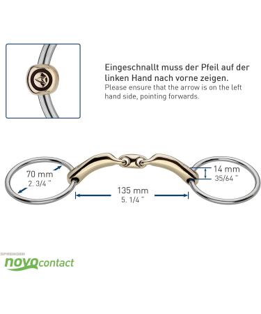 Buy Sprenger NOVOcontact Double-Broken Bit 14mm - SENSOGAN Sensogan-ES 13.5 | International Shipping Available - Buy Online on SooperMarket.com