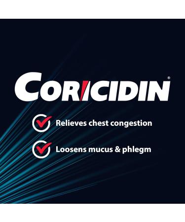 Coricidin Decongestant Free Cough and Cold Medicine - Cough cold and flu medicine for adults Effective Symptom Relief From Sore Throat Cough Chest Congestion Fever and Headaches 24 Liquid Gels - Buy Online on SooperMarket.com