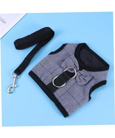 2-St Rabbit Line Lead Vest for Chinchillas - Breathable Costume Dress with Breast Tape - Muscle Shirt Straps 2-Pack Gray Size 3x2 - Ideal Guinea Pig Belt for Comfortable International Shipping - Buy Online on SooperMarket.com