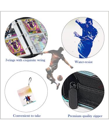 GHIUAN Soccer Card Binder - 720 Pocket Trading Cards Collector Album with Sleeves - Football Type 2 - Buy Online on SooperMarket.com