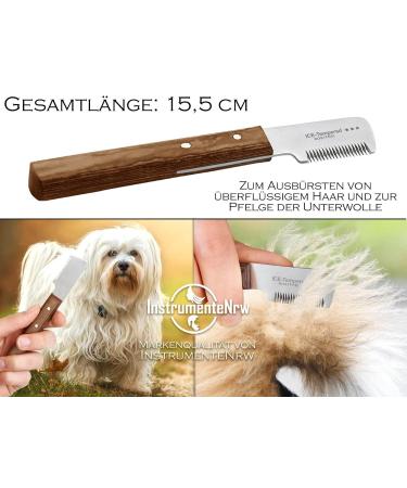 Premium Trimmeters Set for Dogs & Cats - 2-Part Stainless Steel Fur Care Comb for Long & Short Hair - Buy Online on SooperMarket.com