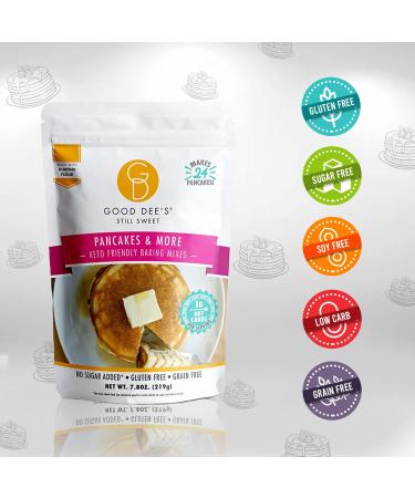 Good Dee's Low Carb Pancake Baking Mix - 7.8 oz | Keto-Friendly & Gluten-Free - Buy Online on SooperMarket.com