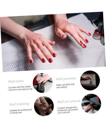 POPETPOP 4 Pcs 13 Storage Rack Nail Art Tool Organizer Nail Drill Handpiece Holder Nail Technician Organizer Nail Drill Bit Storage Nail Bit Holder Portable Manager Japanese Plastic 10.3x9.7cmx4pcs As Shownx4pcs - Buy Online on SooperMarket.com