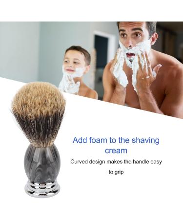 Premium Synthetic Shaving Brush for Men - Harz Bart Aluminum Alloy Grip | Perfect for Salon & Home Use - Buy Online on SooperMarket.com