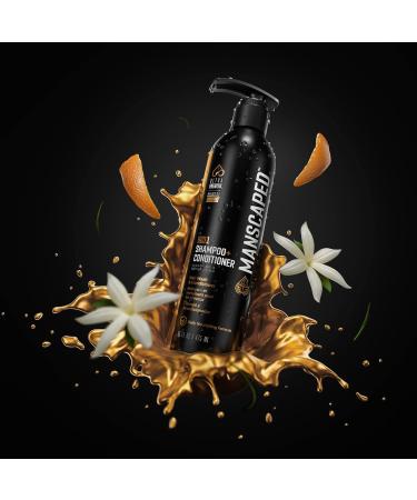 Manscaped 2 in 1 Shampoo & Conditioner - UltraPremium Hair Care with Sea Kelp Coconut Water & Aloe (16 oz) - Nourishing & Hydrating for Men - Ships Internationally - Buy Online on SooperMarket.com