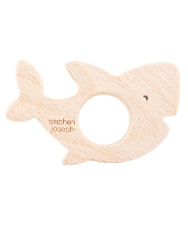 Stephen Joseph Shark Muslin Lovie with Teether - Soft and Comfortable for Babies - Buy Online on SooperMarket.com