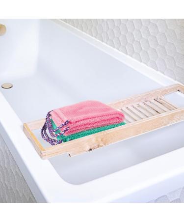 Linkidea 4 Pack African Exfoliating Net Back Scrubber Shower Towel Set - Buy Online on SooperMarket.com