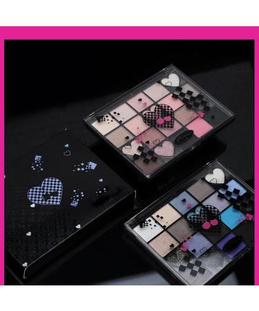 Glitter Navy Blue Eyeshadow Palette - 20 Intense Shades for Women - Blendable Pressed Pigment Makeup Set - DS102 - Buy Online on SooperMarket.com